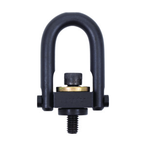 5/8"-11 x 1" Black Oxide Alloy Steel Swivel Hoist Ring