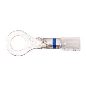 16 - 14 AWG Pro-Tech™ Nytrex Insulated Clear Window Heat Shrink (1/4" - 5/16") Ring Terminal